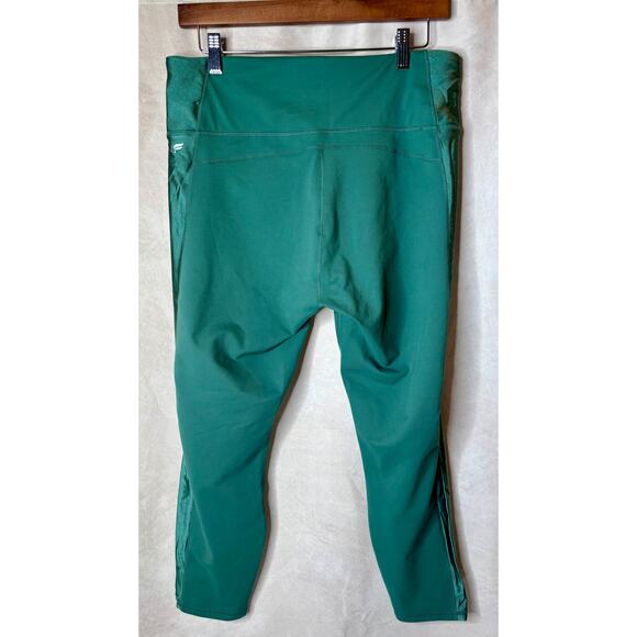 Fabletics 3-pc Workout Set w/ Cropped Hooded Jacket Green Size XL - Picture 13 of 16